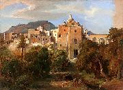 Johann Wilhelm Schirmer Capri mit Blick auf Santa Serafina USA oil painting artist